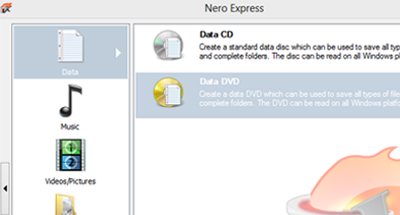 Nero Express For Windows 8